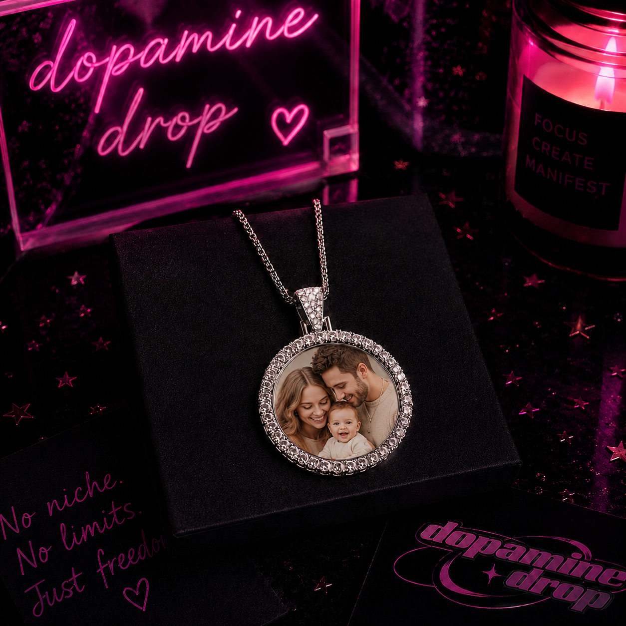 Custom Photo Memory Necklace