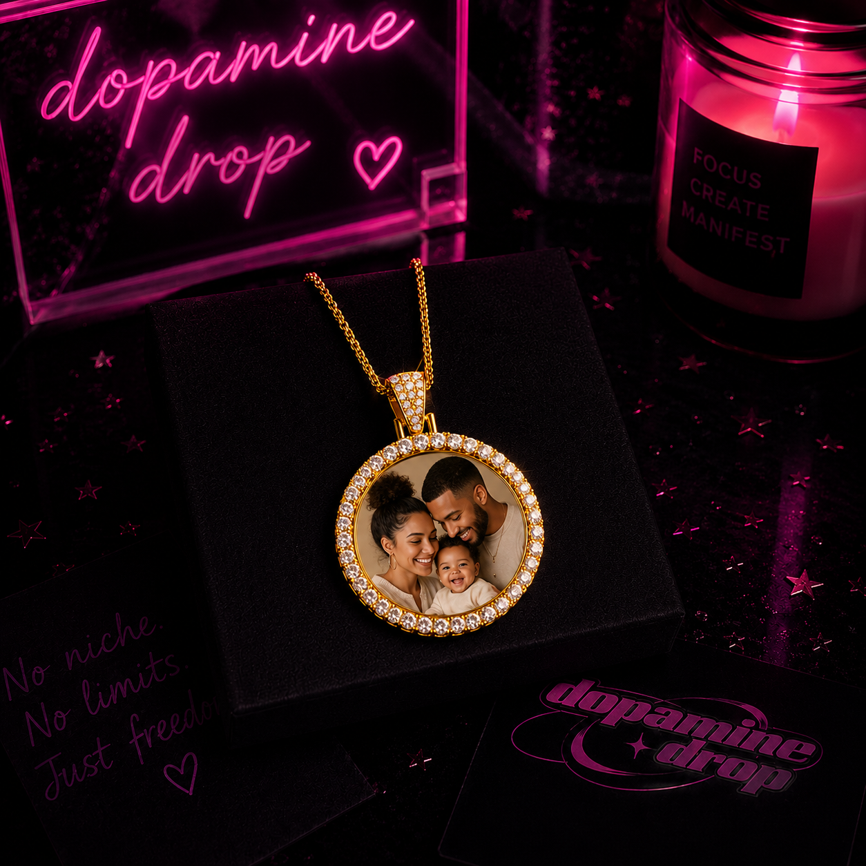 Custom Photo Memory Necklace